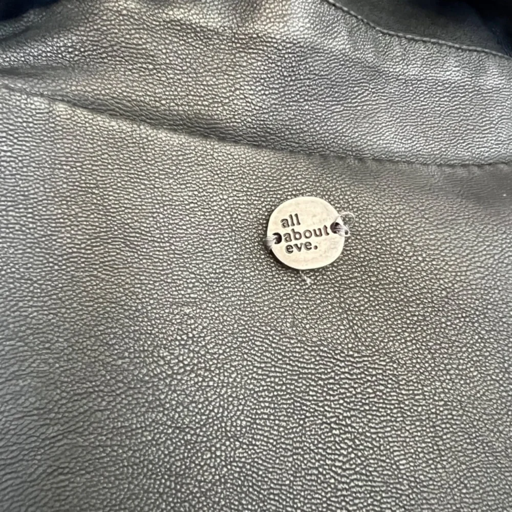 Vegan Faux Leather Moto Jacket Size 2 - Picture 10 of 13